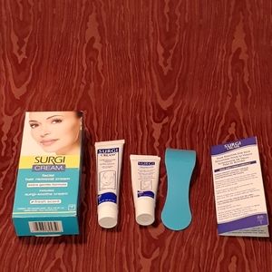SURGI Cream Facial Hair Remover Extra Gentle Formula 1-Ounce Tubes Pack of 3